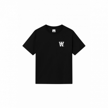 Camisetas Hombre Camiseta Double a By WOOD WOOD Liam Aachest Black