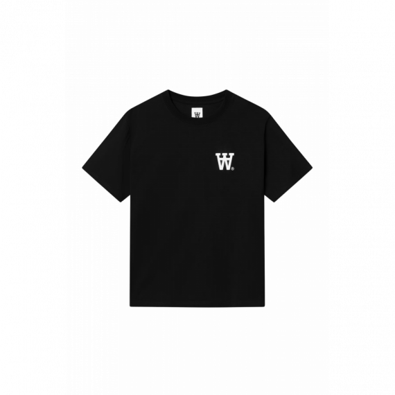 Camisetas Hombre Camiseta Double a By WOOD WOOD Liam Aachest Black