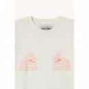 Camisetas Mujer Camiseta THE TINY BIG SISTER Rabbit