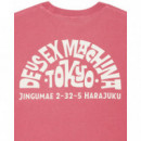 Camisetas Hombre Camiseta DEUS EX MACHINA Tokyo Address Melon Red