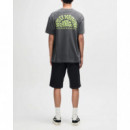 Camisetas Hombre Camiseta DEUS EX MACHINA Canggu Address Tee Anthracite