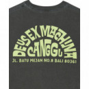 Camisetas Hombre Camiseta DEUS EX MACHINA Canggu Address Tee Anthracite