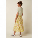 Faldas Falda KING LOUIE Judy Laguna Woven Spring Yellow