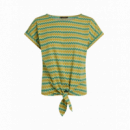 Camisetas Mujer Camiseta KING LOUIE Aria Knot Saro Spring Yellow