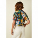 Blusas y Camisas Blusa KING LOUIE Bella Tropez Black