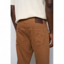 Pantalones Pantalón Jogger SALSA JEANS Lino Marrón