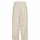 Pantalones Mujer Pantalón NÜMPH Nusunna Whitecap Gray