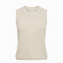 Camisetas Mujer Top NÜMPH Nudinea Whitecap Gray