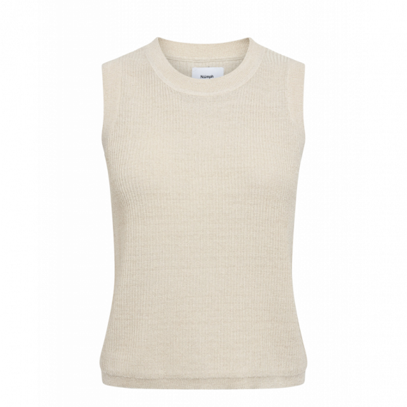 Camisetas Mujer Top NÜMPH Nudinea Whitecap Gray
