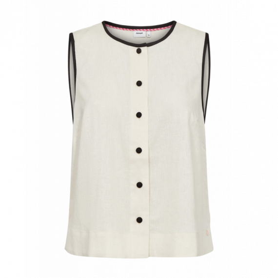 Chaleco NÜMPH Nualani Whitecap Gray
