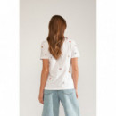 Camisetas Mujer Camiseta NÜMPH Nushellpa Bright White