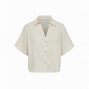 Blusas y Camisas Camisa NÜMPH Nunathalia Whitecap Gray