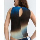 Camisetas Mujer Top THINKING MU Dora Glass Brown