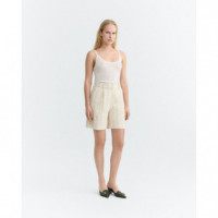 Pantalones Mujer Shorts THINKING MU Lia Raw Stripes