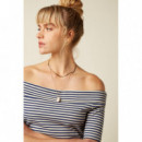 camisetas mujer Top KING LOUIE Nives Beacon Blue