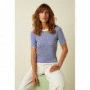 camisetas mujer Top KING LOUIE Agnes Bluing