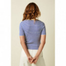 camisetas mujer Top KING LOUIE Agnes Bluing