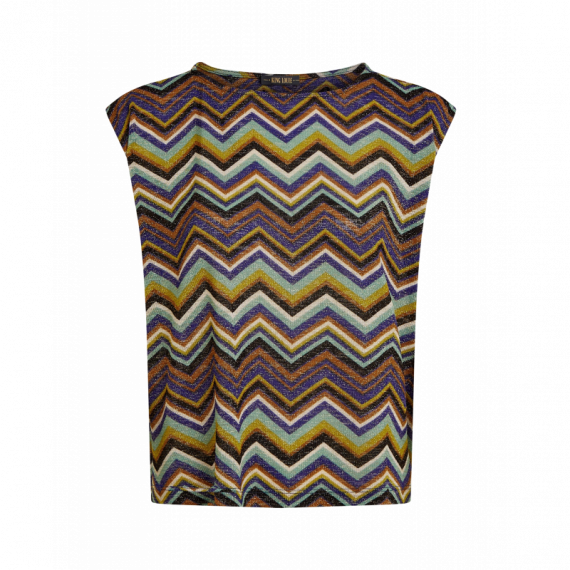 camisetas mujer Top KING LOUIE Selly Strong Blue