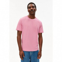 Camisetas Hombre Camiseta ARMEDANGELS Jaames Washed Berry