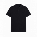 Polos Polo FRED PERRY M6000 11B Gris Carbón Jaspeado / Negro