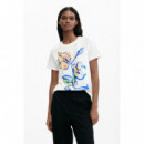 Camisetas Mujer Camiseta DESIGUAL Zurich