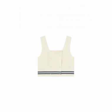 Camisetas Mujer Top THE TINY BIG SISTER Buttoned
