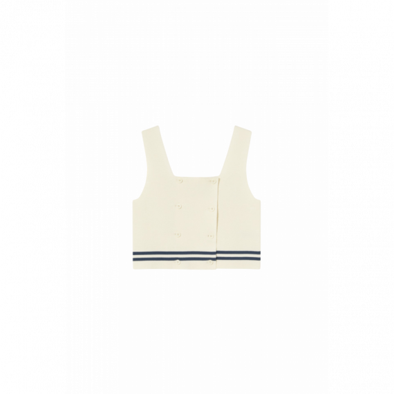 Camisetas Mujer Top THE TINY BIG SISTER Buttoned