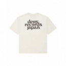 Camisetas Hombre Camiseta DEUS EX MACHINA Strata Dirty White