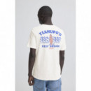 Camisetas Hombre Camiseta BLEND Sun Island Snow White