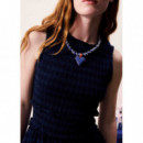 Vestidos Vestido FRNCH Saquarema Bleu Marine