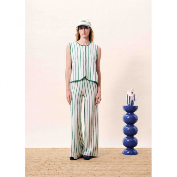 Pantalones Mujer Pantalón FRNCH Loquinhas Verde