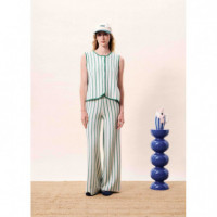 Pantalones Mujer Pantalón FRNCH Loquinhas Verde