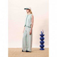 Pantalones Mujer Pantalón FRNCH Loquinhas Verde