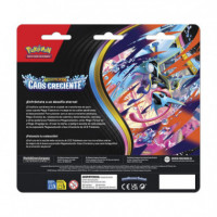 Blister 3 sobres Caos Creciente Megaevolucion Pokemon español