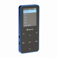 Reproductor MP4 DENVER Bluetooth, 4GB Azul