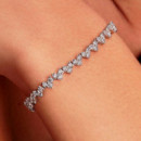Pulsera Corazón Triple Gemas 594390C01