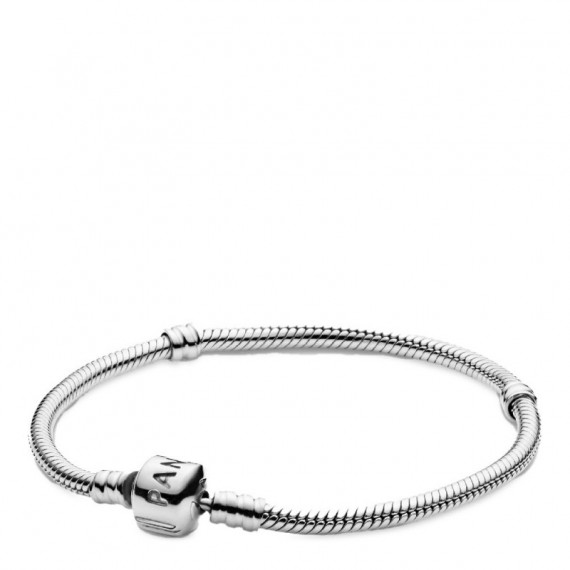 Pulsera Pandora Moments Cadena de Serpiente con Cierre de Barril 594593C00
