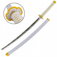 Katana de Acero Zenitsu Agatsuma Guardianes de la Noche 105 Cm  AMONT