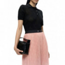 KARL LAGERFELD - pleated mesh skirt - c17 - B3W12005/c17