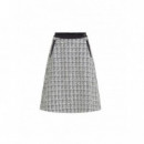 KARL LAGERFELD - boucle skirt - b83 - B3W12019/b83