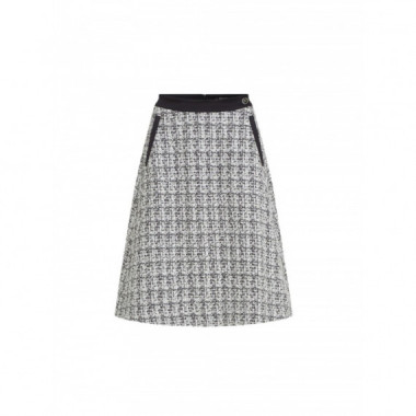 KARL LAGERFELD - boucle skirt - b83 - B3W12019/b83
