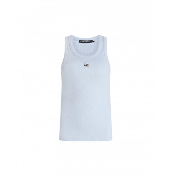 KARL LAGERFELD - ikon ribbed tank top - 1kz - B2W17099/1kz