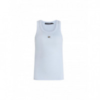 KARL LAGERFELD - Ikon Ribbed Tank Top - 1KZ - B2W17099/1KZ