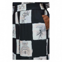 KARL LAGERFELD - Printed Fluid Pants - A48 - B3W10105/A48