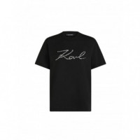 KARL LAGERFELD - Karl Boucle T-shirt - 999 - B3W17089/999