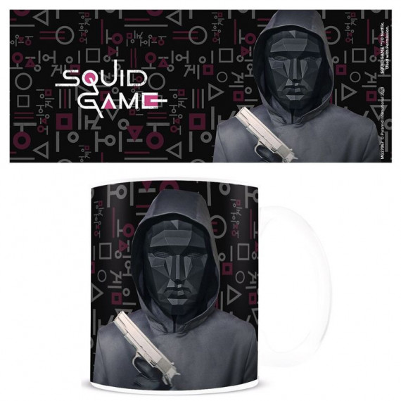 Taza Netflix Juego del Calamar Black Mask