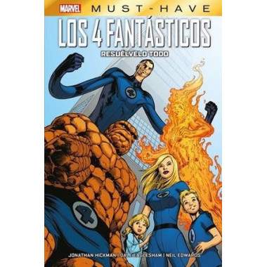 MARVEL MUST HAVE LOS 4 FANTASTICOS. RESUELVELO TODO