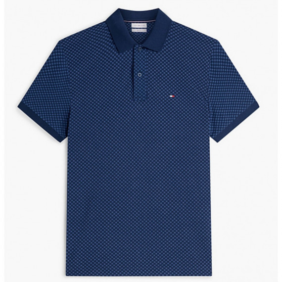 TOMMY HILFIGER - MICROPRINT PIQUE REG POLO - DCC - F|MW0MW43280/DCC
