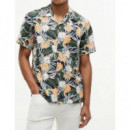 TOMMY HILFIGER - CO LYOCELL FLORAL SS SHIRT - 0GY - F|MW0MW43336/0GY