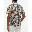 TOMMY HILFIGER - CO LYOCELL FLORAL SS SHIRT - 0GY - F|MW0MW43336/0GY